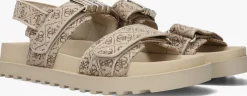 beige guess sandalen fabelis