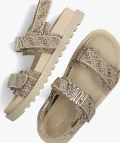 beige guess sandalen fabelis