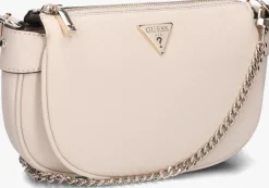 beige guess schoudertas fedora shoulder bag