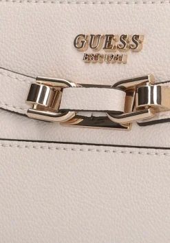 beige guess schoudertas silvye shoulder bag