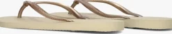 beige havaianas teenslippers slim dames