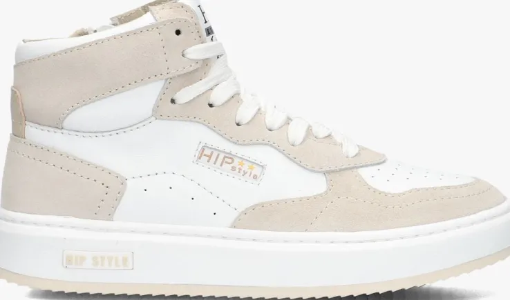 beige hip hoge sneakers h1808