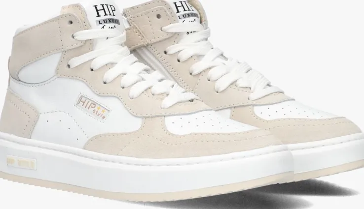 beige hip hoge sneakers h1808