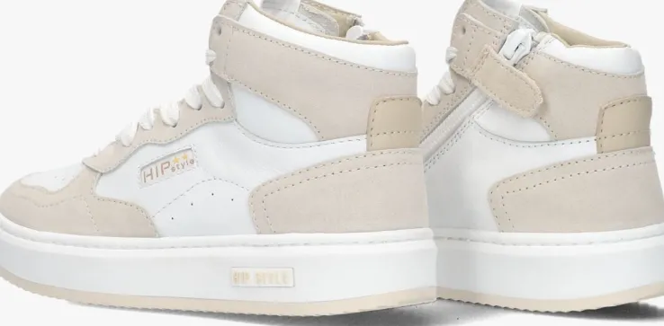 beige hip hoge sneakers h1808