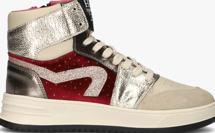 beige hip hoge sneakers h1012