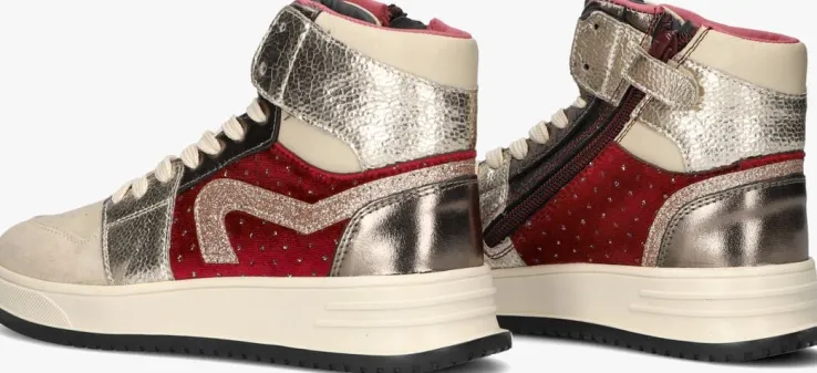 beige hip hoge sneakers h1012