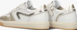 beige hip lage sneakers h1618