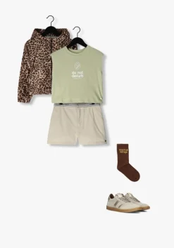 beige hip lage sneakers h1511