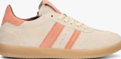 beige hip lage sneakers h1511