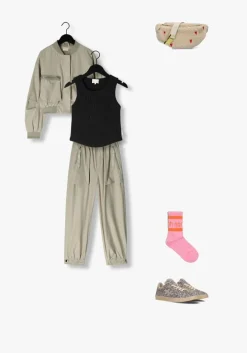 beige hip lage sneakers h1886