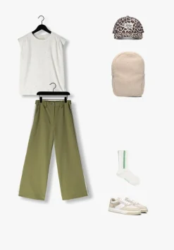 beige hip lage sneakers h1885