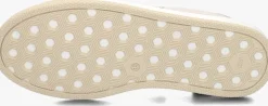 beige hip lage sneakers h6097