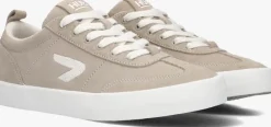 beige hub lage sneakers miami w