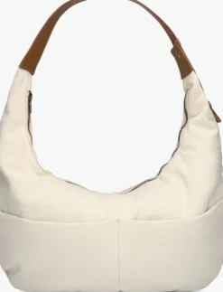 beige hvisk schoudertas terra