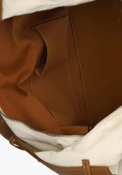 beige hvisk schoudertas terra