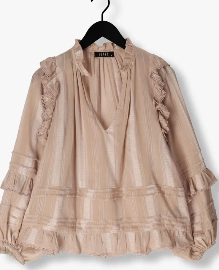 beige ibana blouses tarlotte