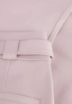 beige ibana pantalon paula stretch leather