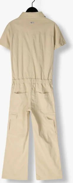 beige indian blue jeans jumpsuit jumpsuit cargo wide fit