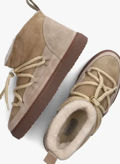 beige inuikii vachtlaarzen classic low