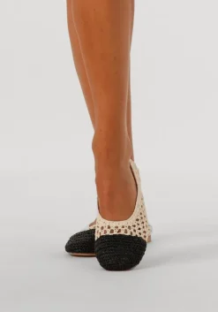 beige inuovo ballerina's d27004