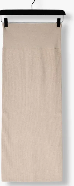 beige inwear maxirok udeliaiw rib skirt