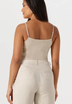 beige jansen amsterdam top alora hemdje tc 103 spaghetti with lace