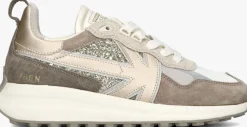 beige kaotiko lage sneakers detroit glam