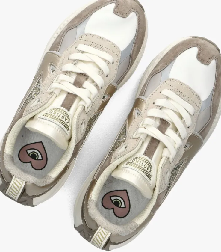 beige kaotiko lage sneakers detroit glam