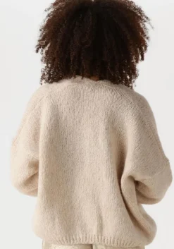 beige knit-ted vest becky
