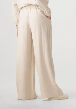 beige knit-ted wijde broek jalou