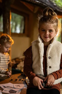 beige koko noko bodywarmer q52937