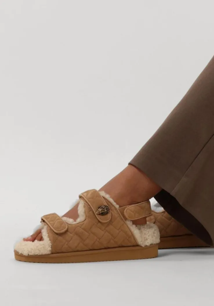 beige kurt geiger london pantoffels orson teddy