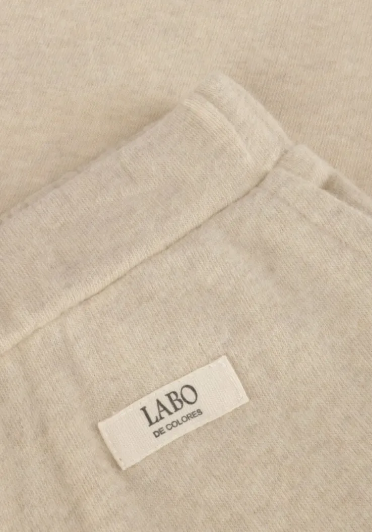 beige labo de colores flared broek cuba