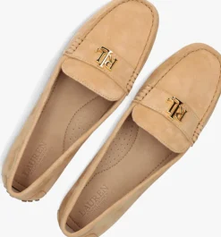 beige lauren ralph lauren mocassins barnsbury flats