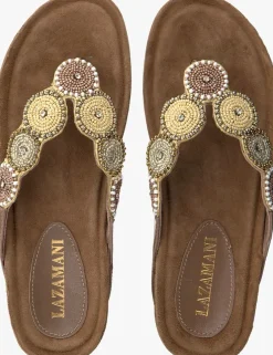 beige lazamani slippers 75.455