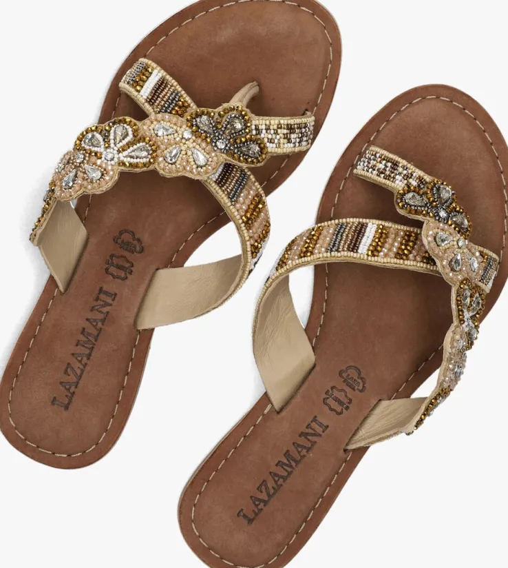 beige lazamani teenslippers 75.001