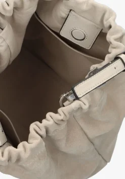 beige liebeskind schoudertas ruffle hobo m