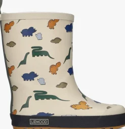 beige liewood regenlaarzen mason thermo rainboot