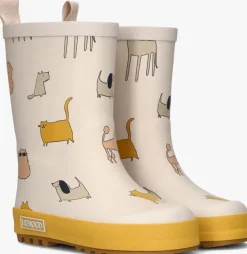 beige liewood regenlaarzen mason thermo rainboot