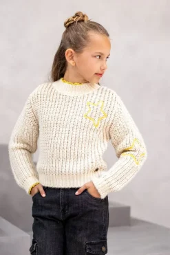 beige like flo trui donya knitted sweater