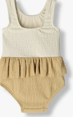 beige lil' atelier badpakken nbffauve swimsuit lil