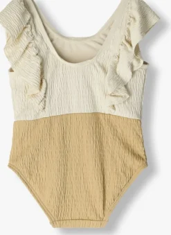 beige lil' atelier badpakken nmffauve swimsuit lil