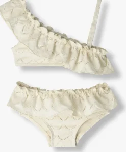 beige lil' atelier bikini's nmffelony swim set lil