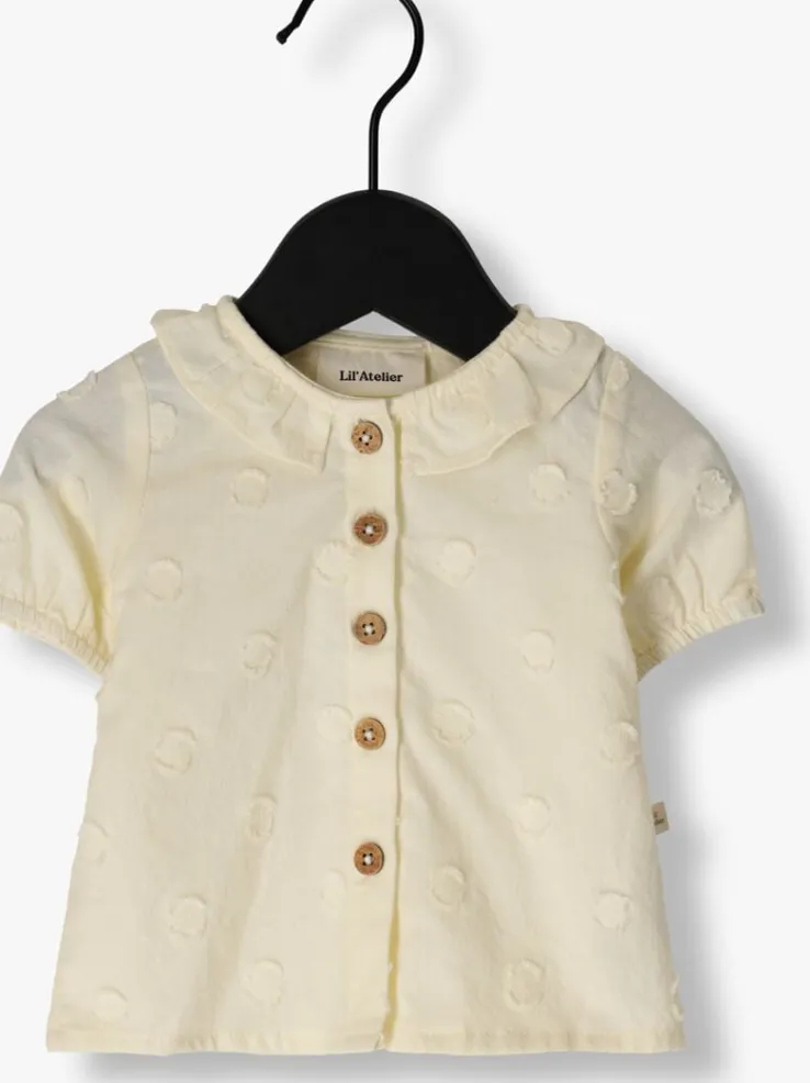 beige lil' atelier blouses nbffranny ss loose shirt lil