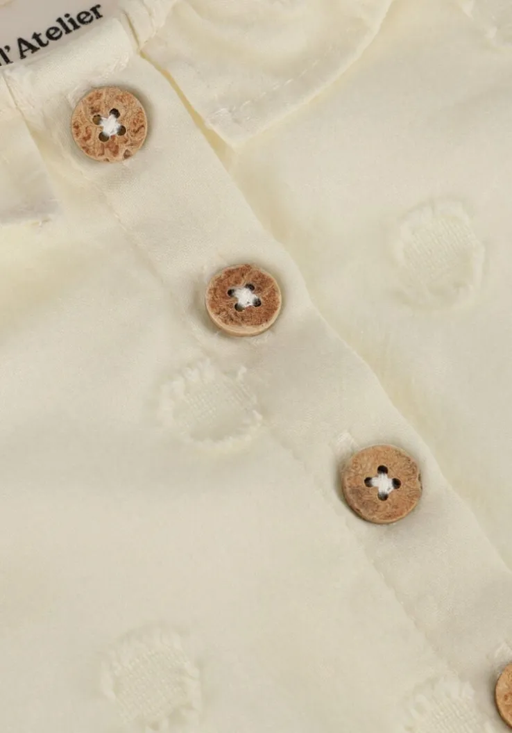 beige lil' atelier blouses nbffranny ss loose shirt lil