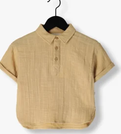 beige lil' atelier casual overhemd nmmdawson ss loose shirt lil