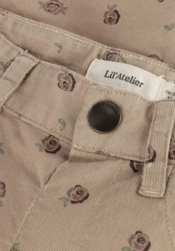 beige lil' atelier chino nmfbella shap nola cord pant 8260-mu lil