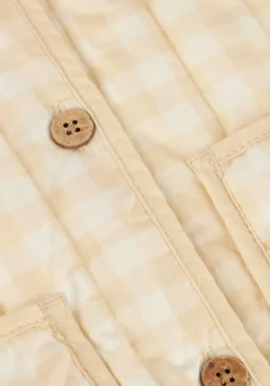 beige lil' atelier jack nmflarose ls quilt jacket lil