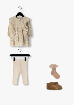 beige lil' atelier jurken nbflacy loose body dress lil