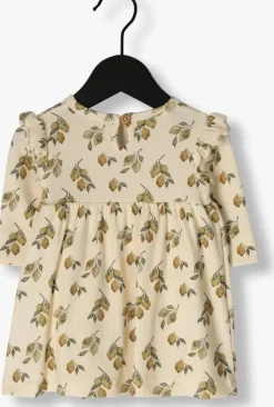 beige lil' atelier jurken nbfgavo enk ls body dress lil